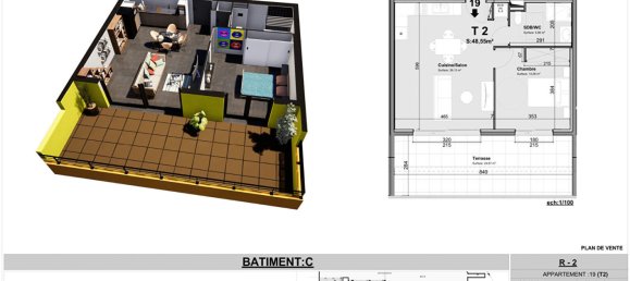 1 غرف نوم شقة في Ajaccio, France رقم 57032 2