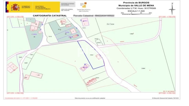 Дом с 1 спальней в Валье-де-Мена, Испания № 28511