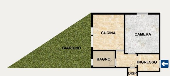 Apartamento de 2 habitaciónes en Genoa, Italy No. 33965 11