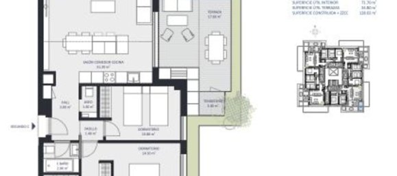 2 غرف نوم شقة في Molina de Segura, Spain رقم 149611 2