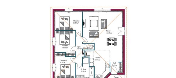 3 Schlafzimmer Haus in Salles, France, Nr. 307357 4