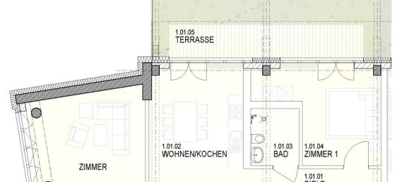 1 غرف نوم شقة في Suhl, Germany رقم 30602 3