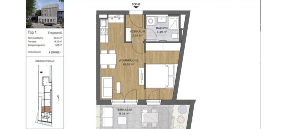 Estúdio em Dobling, Austria N.º 221892 11