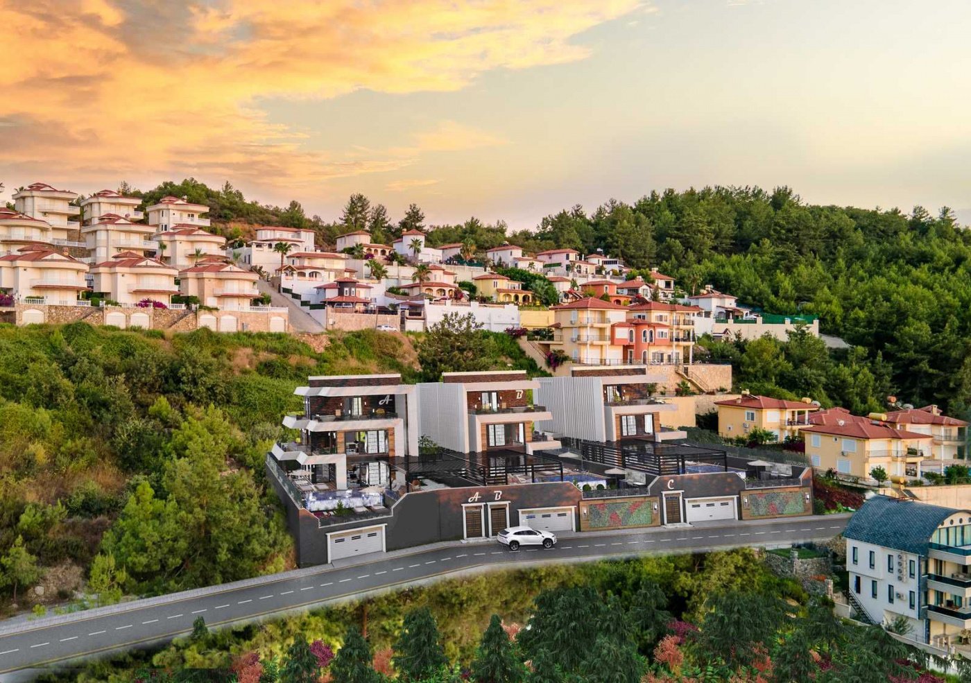 Villa 4+1 in Kargicak, Turkey, Nr. 5113