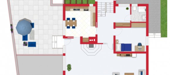 Таунхаус с 4 спальнями в Reutlingen, Германия № 78367 21