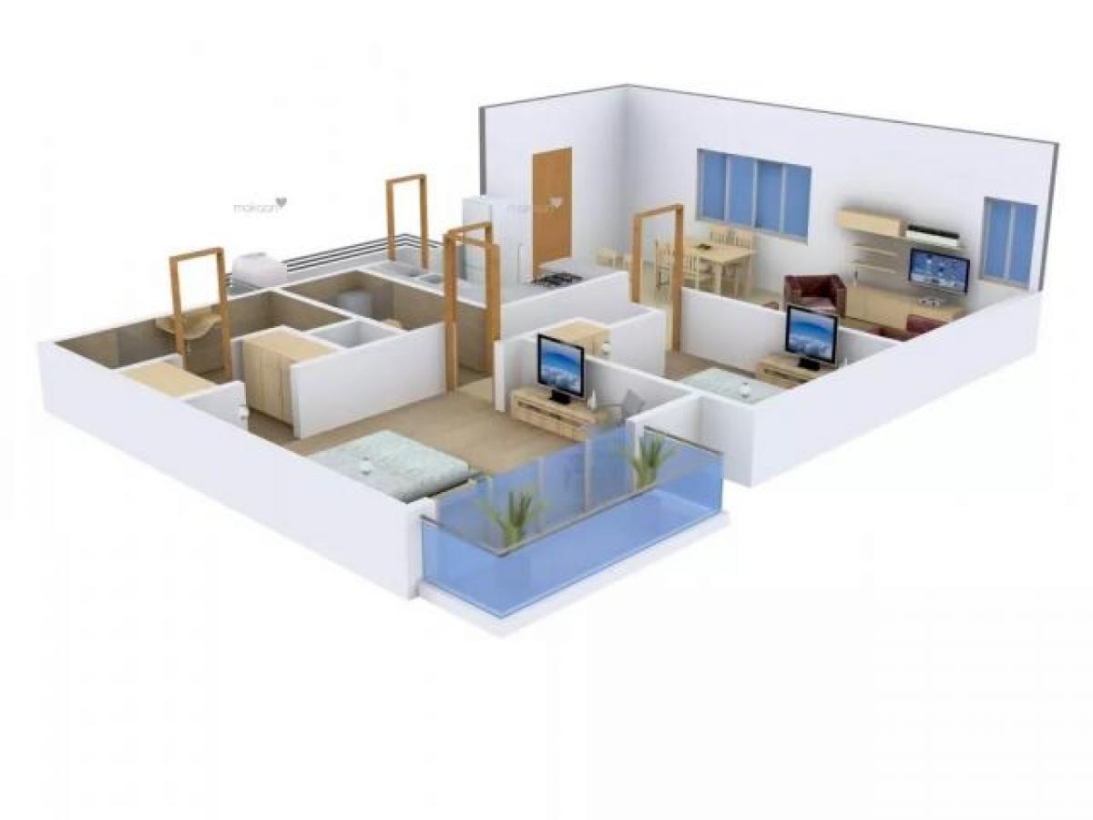 2 bedrooms House in Gurgaon, India No. 48900