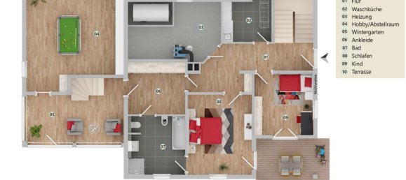 6 غرف نوم منزل في Coburg, Germany رقم 240034 21