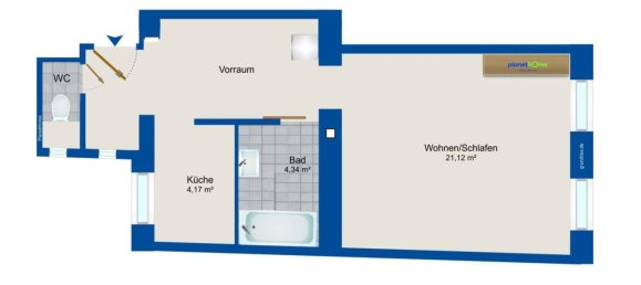 Studio à Rudolfsheim-Funfhaus, Austria No. 151187 14