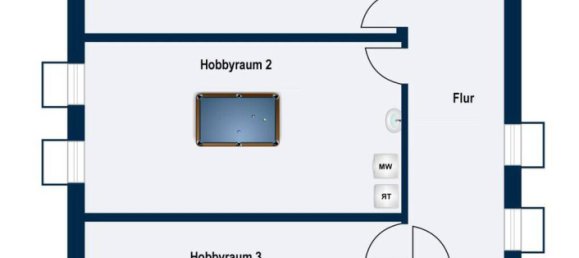 Квартира с 2 спальнями в Хайльбронн, Германия № 329068 18