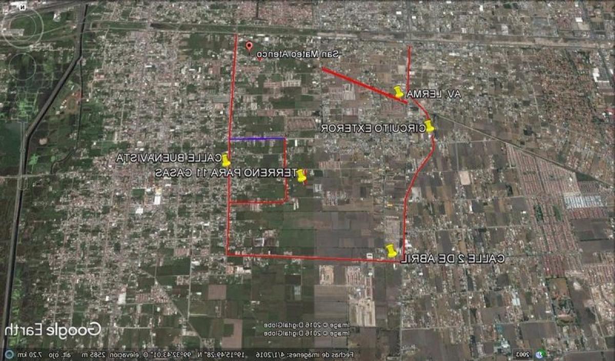  قطعة أرض في San Mateo Atenco, Mexico رقم 204249