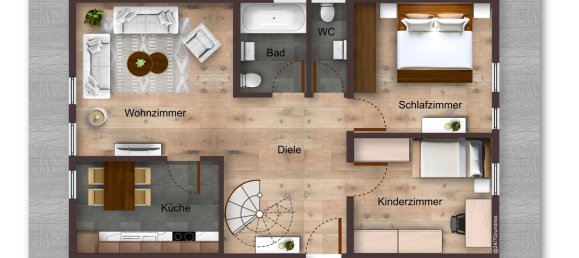 3غرفة منزل ذو طابقين في Esslingen, Germany رقم 40698 21