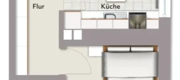 1 Schlafzimmer Wohnung in Frankfurt am Main, Germany, Nr. 24603 11