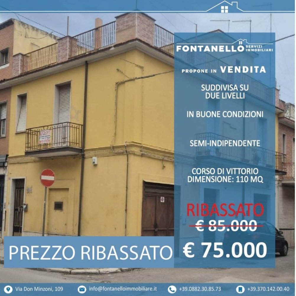 Apartamento de 2 dormitorios en San Severo, Italy No. 226549