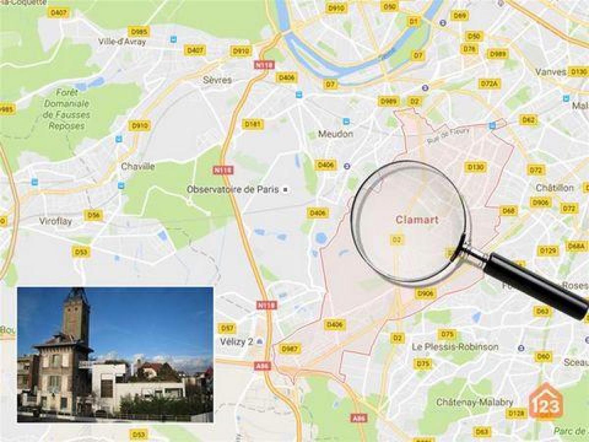 Studio-Eigentumswohnung in Clamart, France, Nr. 35804