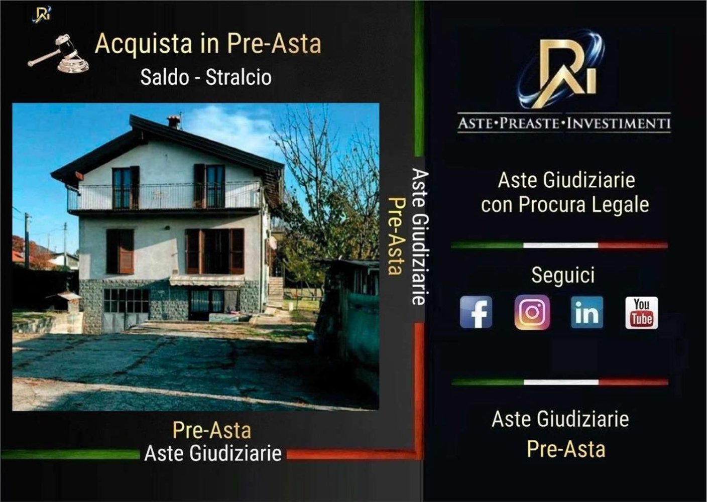 9 rooms Apartment in Mercallo, Italy No. 12971