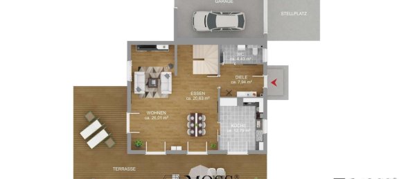 2 غرف نوم فيلا في Baden-Wurttemberg, Germany رقم 64672 35