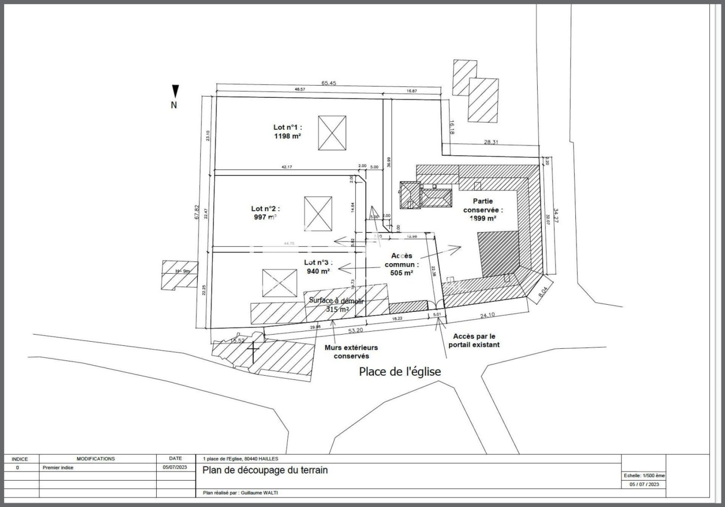 Terrain à Hailles, France No. 79364