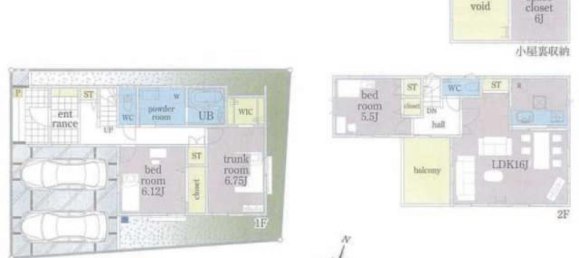 2 bedrooms House in Saitama, Japan No. 5722 2