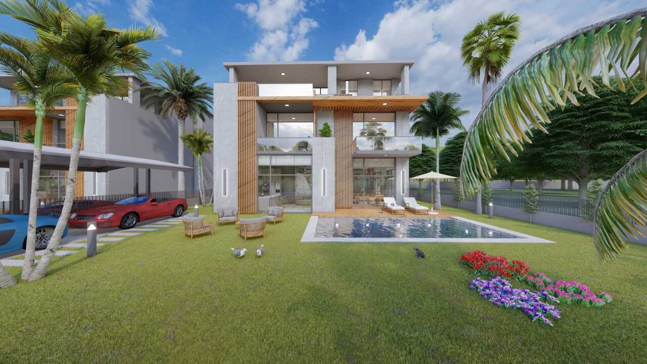 Villa 5+1 in Arican Lawin Villalari, Mersin, Turkey No. 36039