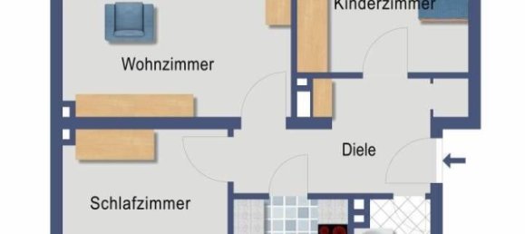 3غرفة شقة في Bremen, Germany رقم 57848 4