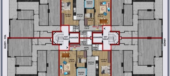 Wohnung 2+1 in Antalya, Turkey, Nr. 20963 5