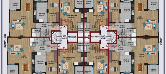 Wohnung 2+1 in Antalya, Turkey, Nr. 20963 6