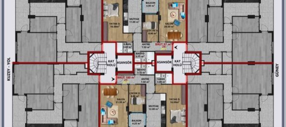 Wohnung 2+1 in Antalya, Turkey, Nr. 20963 4