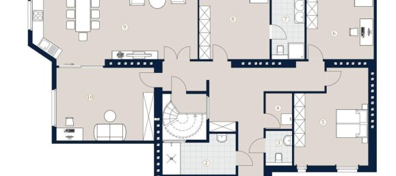 Apartamento de 5 habitaciónes en Wieden, Austria No. 243376 27