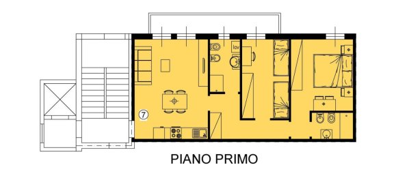 3 rooms Apartment in Lentate sul Seveso, Italy No. 3867 8