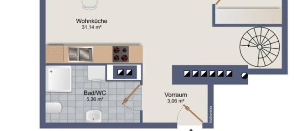 Duplex de 3 divisões em Rudolfsheim-Funfhaus, Austria N.º 94305 13