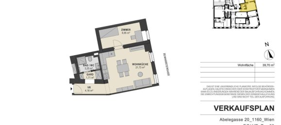 2 rooms Apartment in Ottakring, Austria No. 169661 15