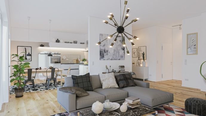 Квартира с 3 комнатами в Лейпциг, Германия № 74248