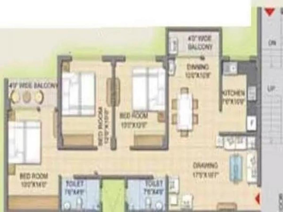 3 bedrooms House in Bhubaneshwar, India No. 67131