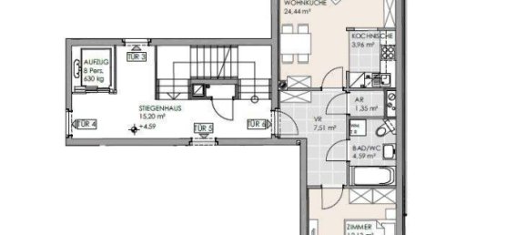 2غرفة شقة في Ottakring, Austria رقم 84255 7