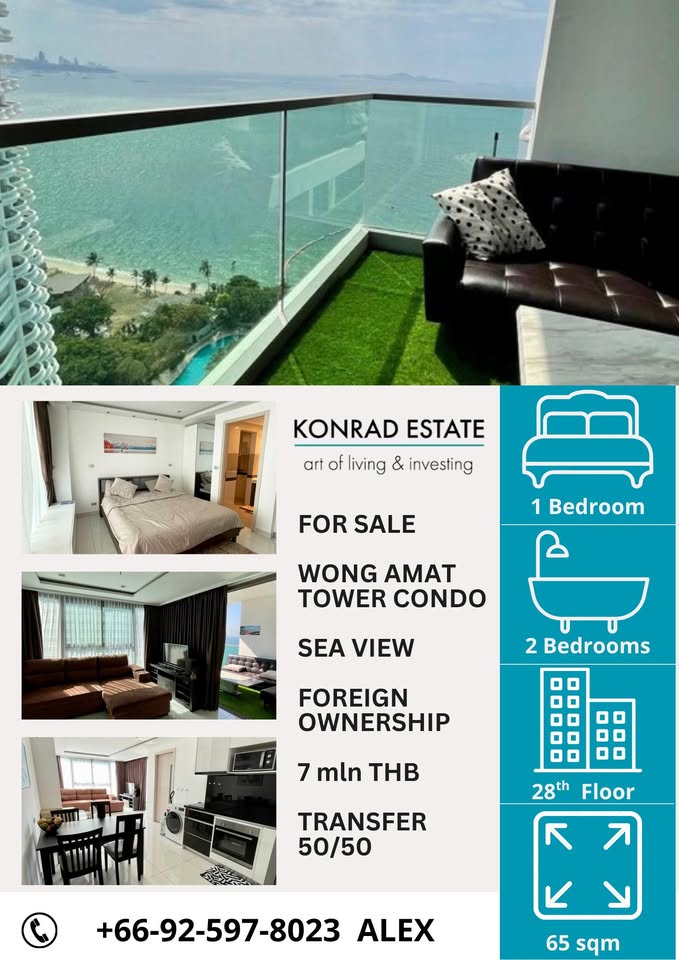 Apartamento com 1 quarto em condomínio em Pattaya, Thailand N.º 60078