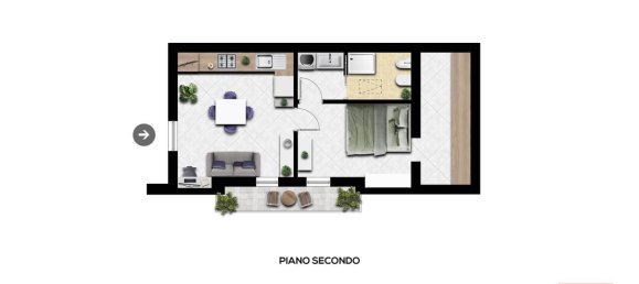 2 rooms Apartment in Bernareggio, Italy No. 273761 32