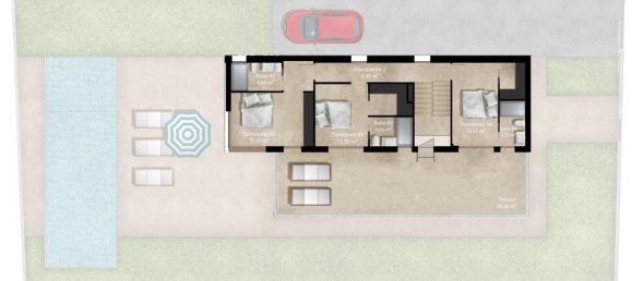 4 dormitorios villa en venta en La Zenia, Alicante, Comunidad Valenciana, Spain № 365032 8