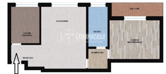 2 rooms Apartment in Magenta, Italy No. 274835 21