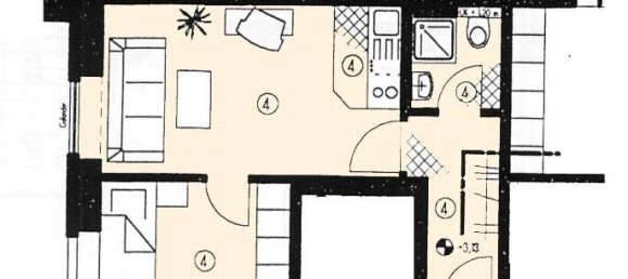 1 chambre Appartement à Zwickau, Germany No. 234908 2