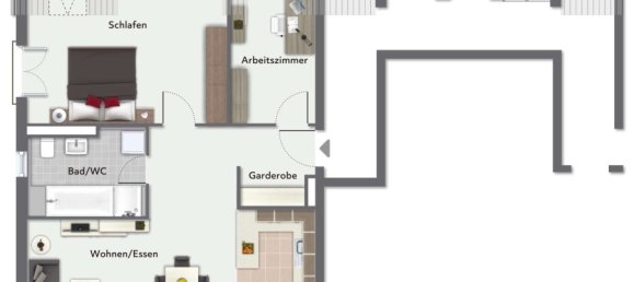 Apartamento T2 em Baden-Baden, Germany N.º 270616 2