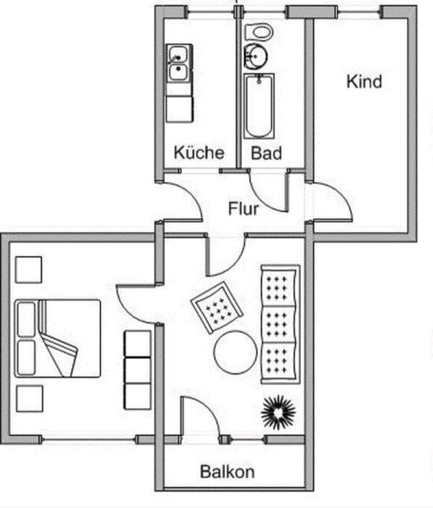 1 chambre Appartement à Mittelsachsen, Germany No. 260300
