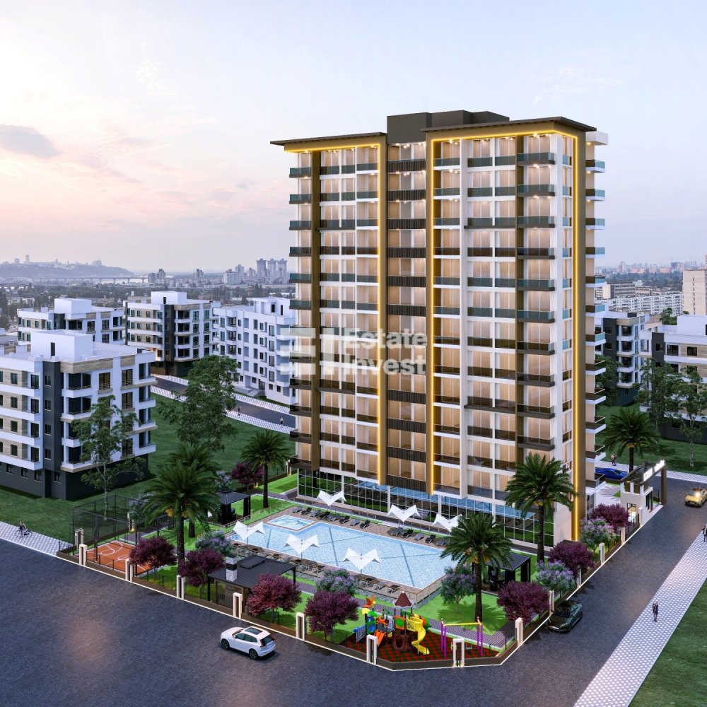 Apartamento 1+1 em Mersin, Turkey N.º 32150