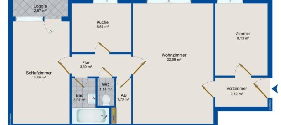 3غرفة شقة في Salzburg, Austria رقم 234460 12