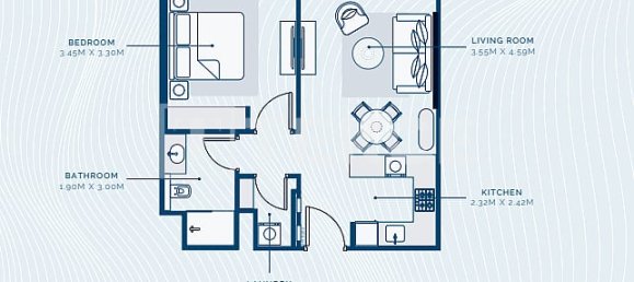 1 dormitorio apartamento en venta en Dubai, UAE № 182731 15