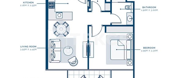 1 dormitorio apartamento en venta en Dubai, UAE № 182731 16