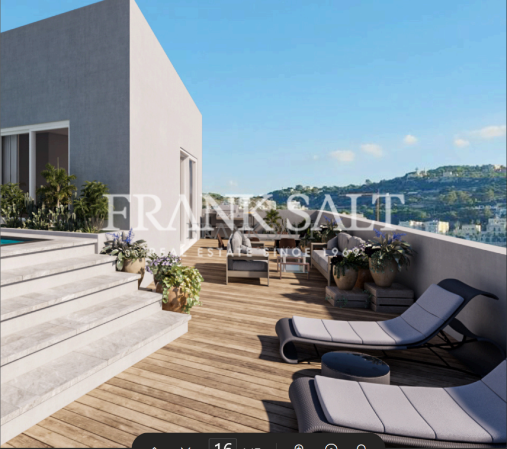 Пентхаус с 2 спальнями в Марсаскала, Мальта № 2880