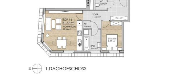 Apartamento de 2 habitaciónes en Hernals, Austria No. 131798 14