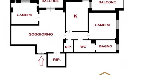 3غرفة شقة في Rome, Italy رقم 269713 36