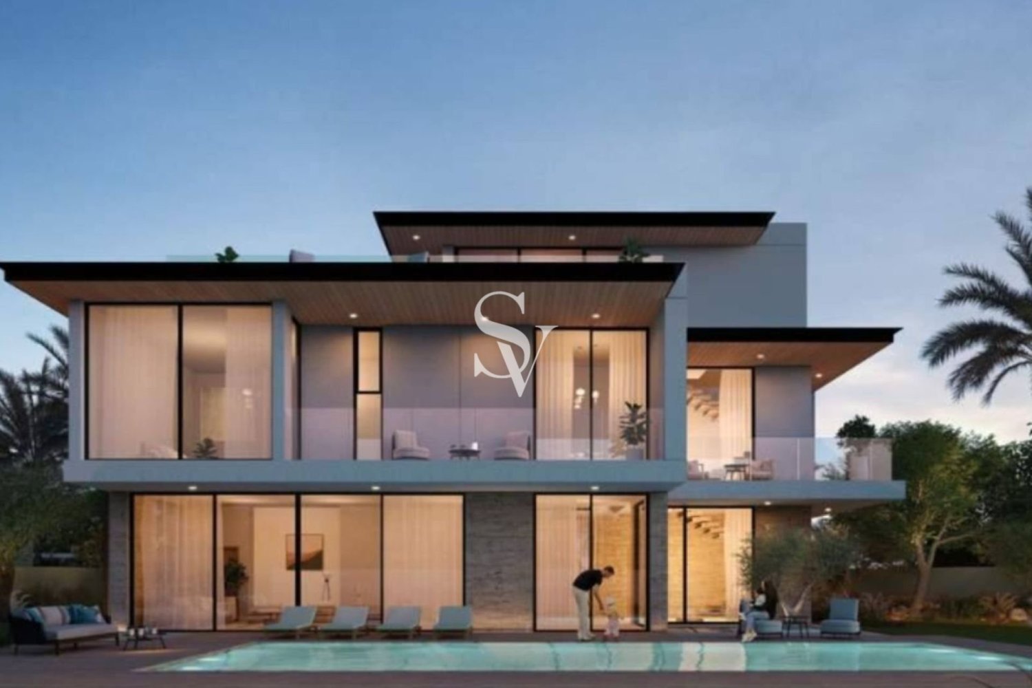 Villa de 5 dormitorios en Dubai, UAE No. 111904