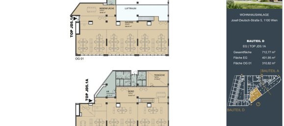 Büro in Favoriten, Austria 619m², Nr. 256915 2